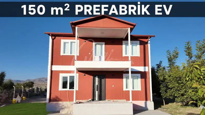 150 m² 4+1 Prefabrik Ev